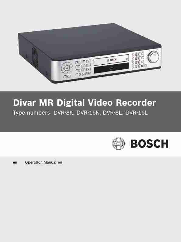 Bosch Appliances DVR DVR-16L-page_pdf